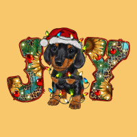 Dachshund Puppy Christmas Joy Vintage Hoodie | Teevron