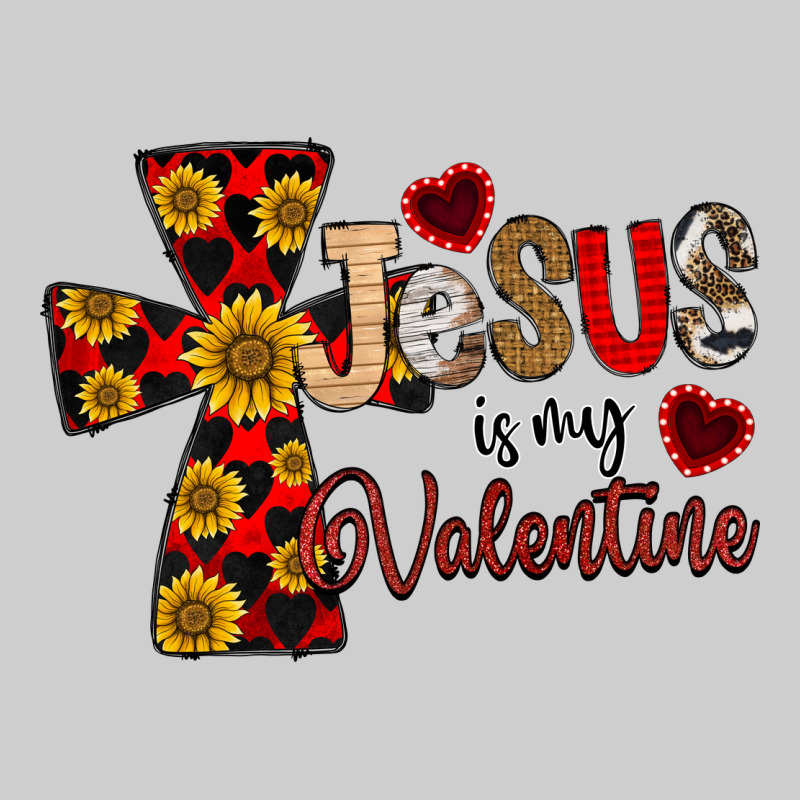 Jesus Is My Valentine Cross Premium Tee by CowhideDigitalArt | Teevron