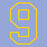Number #9 Sports Jersey Uniform Classic Tee | Teevron
