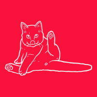 Cat Butt White Classic Tee | Teevron