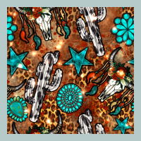Western Gemstone Aztec Seamless Pattern Heavy Core Tee | Teevron