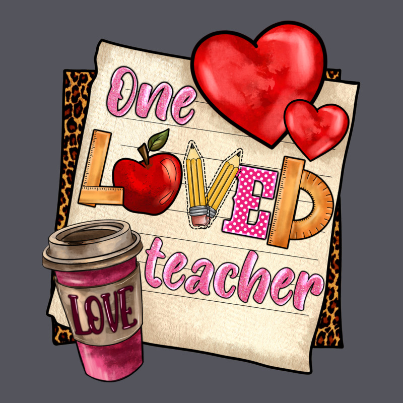One Loved Teacher Vintage Hoodie by BarkalooDesign | Teevron