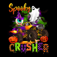 Spooky Cruhser With Monster Truck Ladies Tee | Teevron