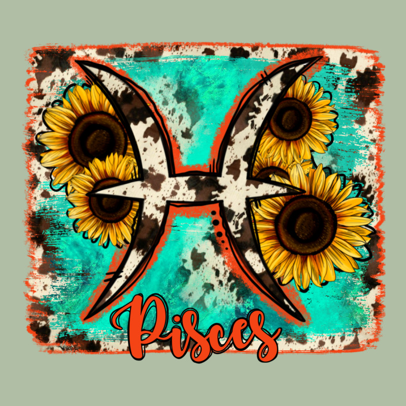 Pisces Turquoise Cowhide Urban Heavy Tee by RanaPortraitStore | Teevron