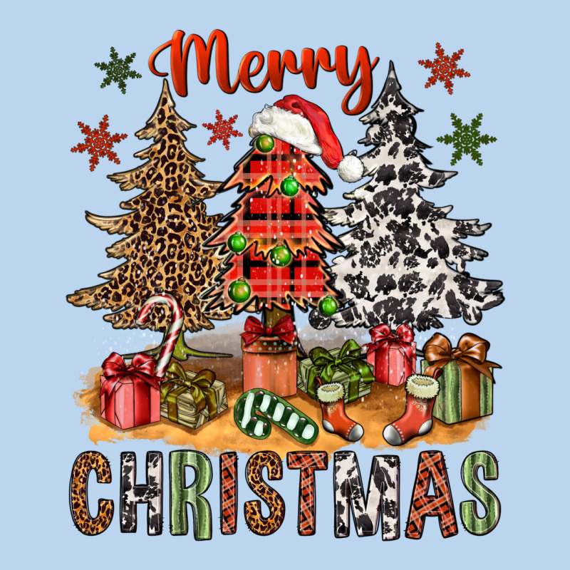Merry Christmas With Western Trees Bbs Classic Tee by BundleAndBundleShop | Teevron