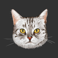 American Shorthair Cat Face Urban Heavy Tee | Teevron
