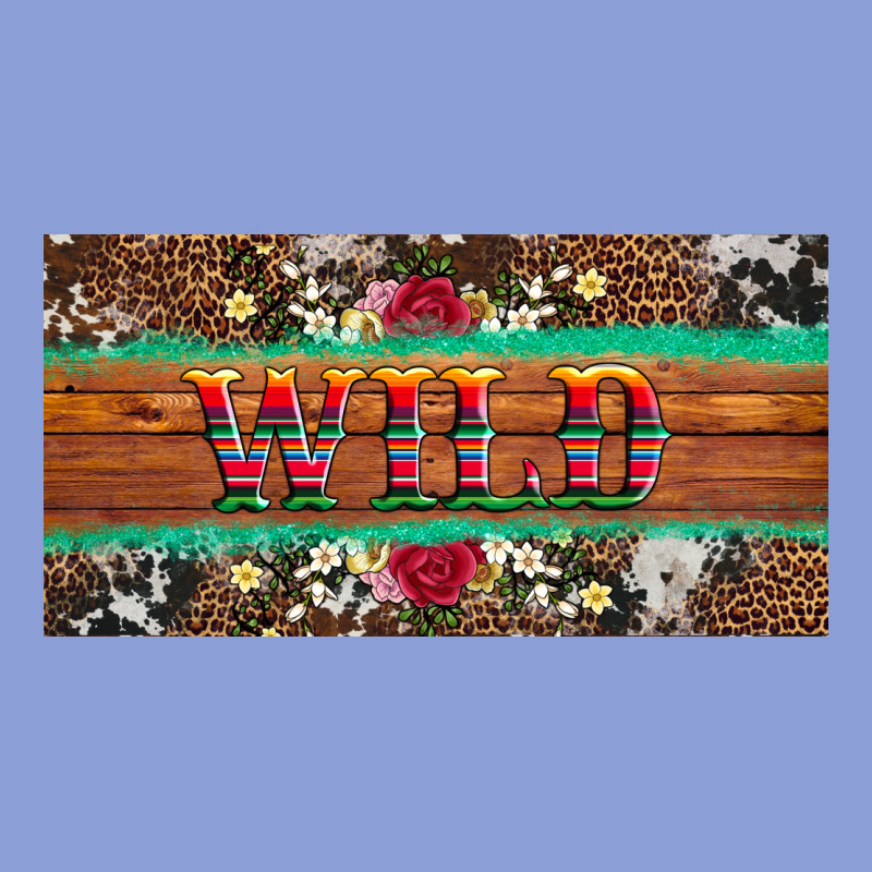 Western Wild And Floral Leopard  Cowhide Licanse Plate Long Sleeve Tee by Artiststas | Teevron
