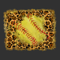 Watercolor Glitter Leopard Softball Background Urban Heavy Tee | Teevron