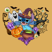 Stitch Heart Halloween Premium Hoodie | Teevron