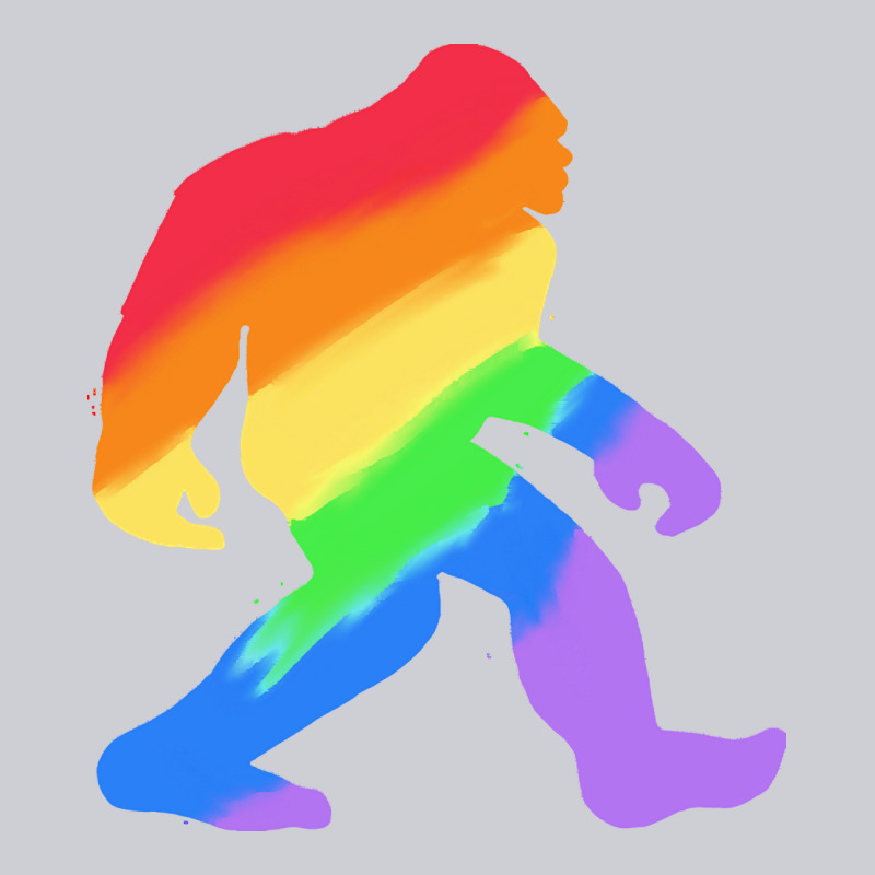 Bigfoot T  Shirt Rainbow Bigfoot T  Shirt Classic Tee by linhVisuals | Teevron