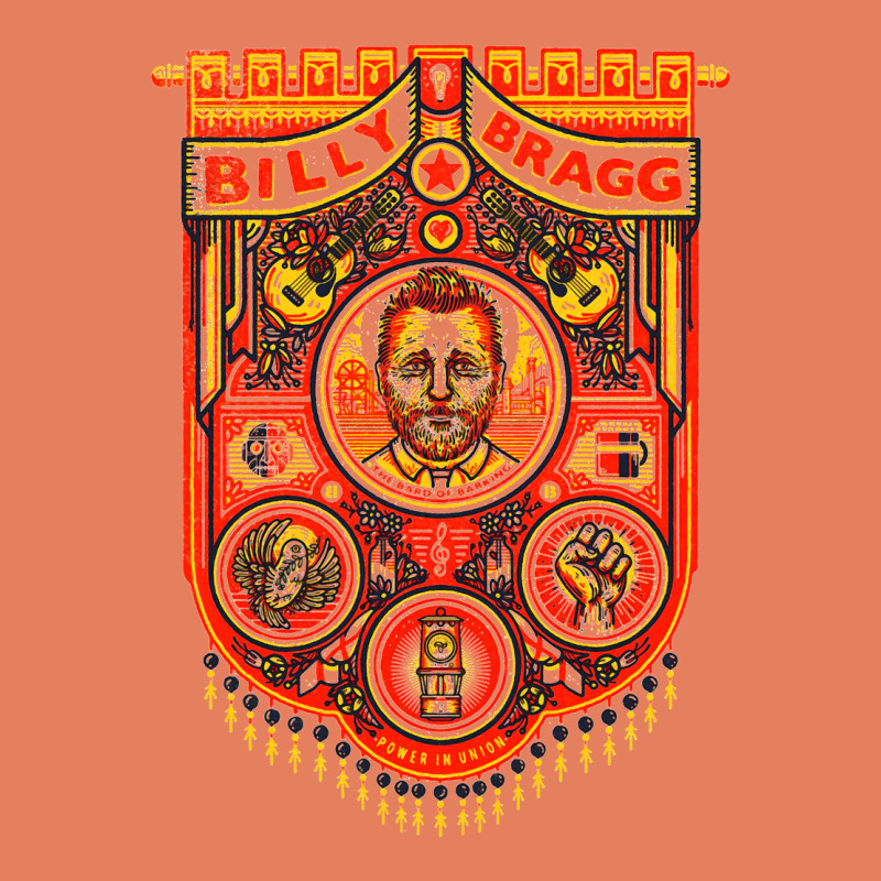 Billy Bragg Müsic Classic Tee by linhVisuals | Teevron