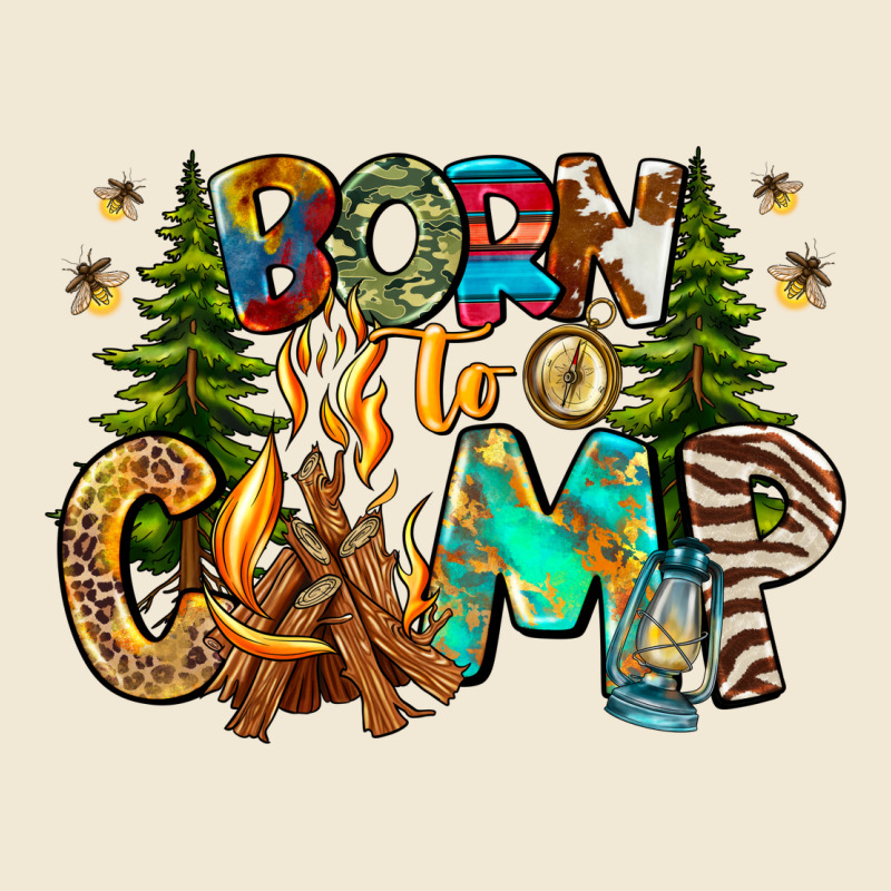 Born To Camp Premium Tee by CowhideDigitalArt | Teevron