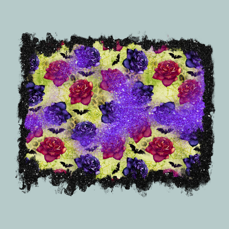 Halloween Bat And Roses Background Heavy Core Tee by BundleAndBundleShop | Teevron