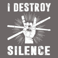 I Destroy Silence Drum Set Drummer Gift Classic Tee | Teevron