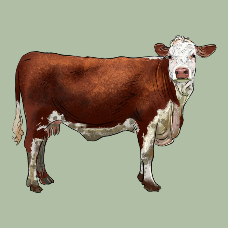 Hereford Cow Urban Heavy Tee by LillyAllenDesigns | Teevron