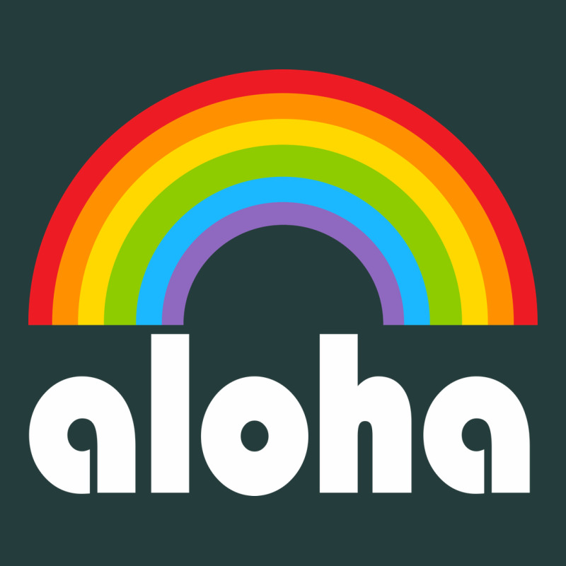 Aloha Rainbow Hawaii 808 Island Hawaiian Classic Tee by linhVisuals | Teevron