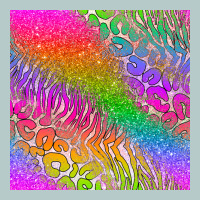 Neon Glitter Leopard Seamless Pattern Heavy Core Tee | Teevron