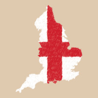 England Flag Map Drawing Line Art Classic Tee | Teevron