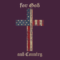 For God And Country Cross American Flag Faith Us Patriotic Tank Top Classic Tee | Teevron
