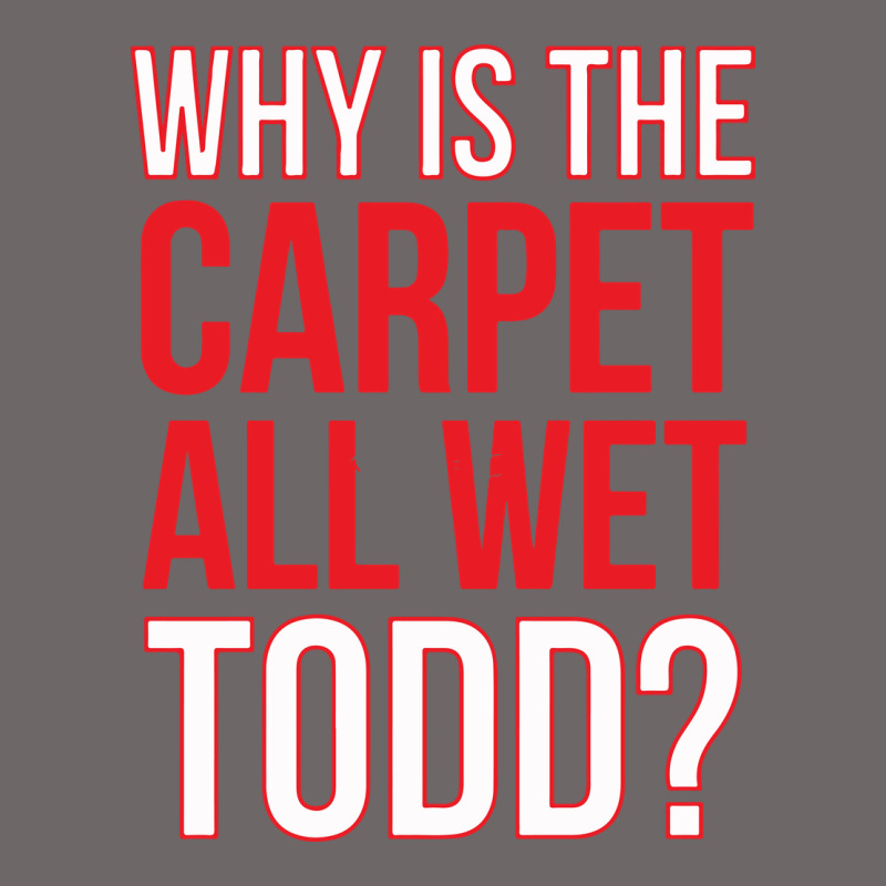 Why Is The Carpet All Wet Todd Classic Tee by linhVisuals | Teevron