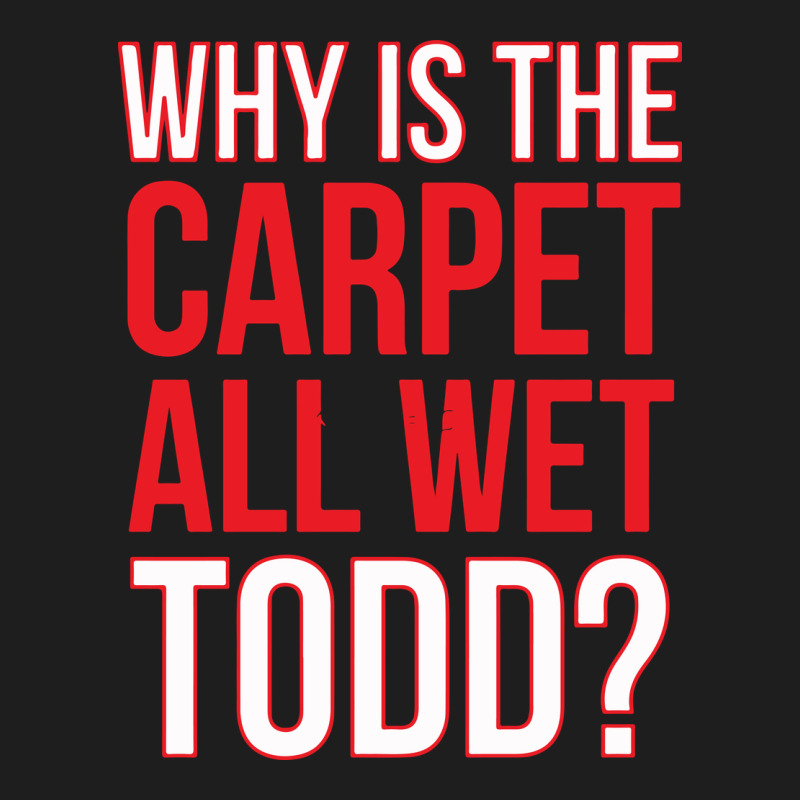 Why Is The Carpet All Wet Todd Classic Tee by linhVisuals | Teevron