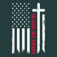In God We Trust With Patriotic Vintage American Flag T Shirt Classic Tee | Teevron