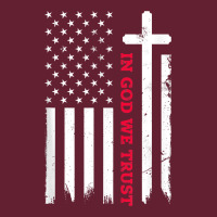 In God We Trust With Patriotic Vintage American Flag T Shirt Classic Tee | Teevron