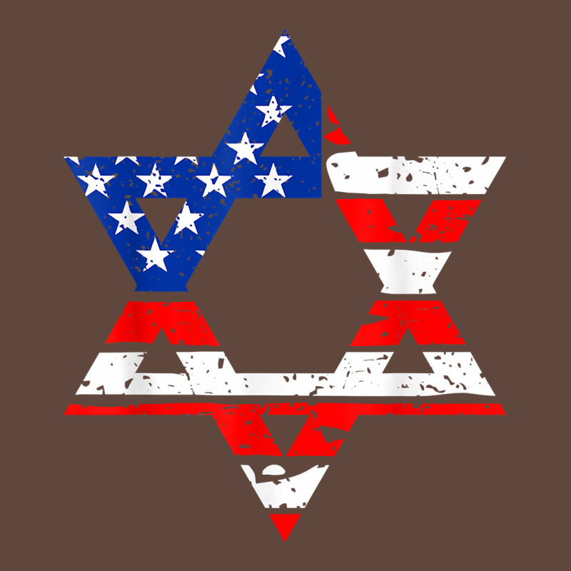 Hanukah American Flag Star Of David   Jewish Chanukah T Shirt Classic Tee by linhVisuals | Teevron