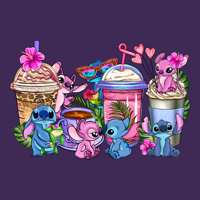 Stitch With Lilo Coffee Cups Premium Hoodie by AdoDesignShop | Teevron