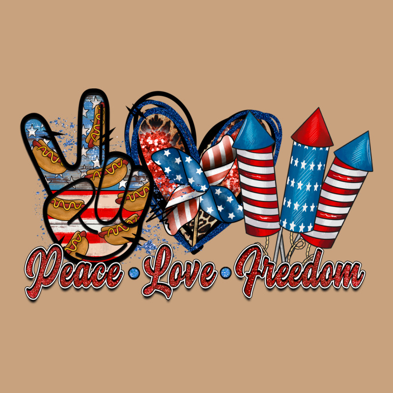 Peace Love Freedom Vintage Tee by RacoonDesign | Teevron