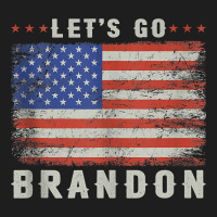 Let’s Go Brandon Funny Vintage American Flag Tank Top Classic Tee | Teevron