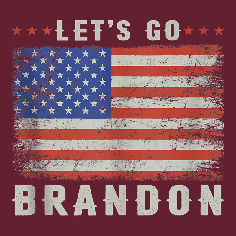 Let’s Go Brandon Funny Vintage American Flag Tank Top Classic Tee by linhVisuals | Teevron