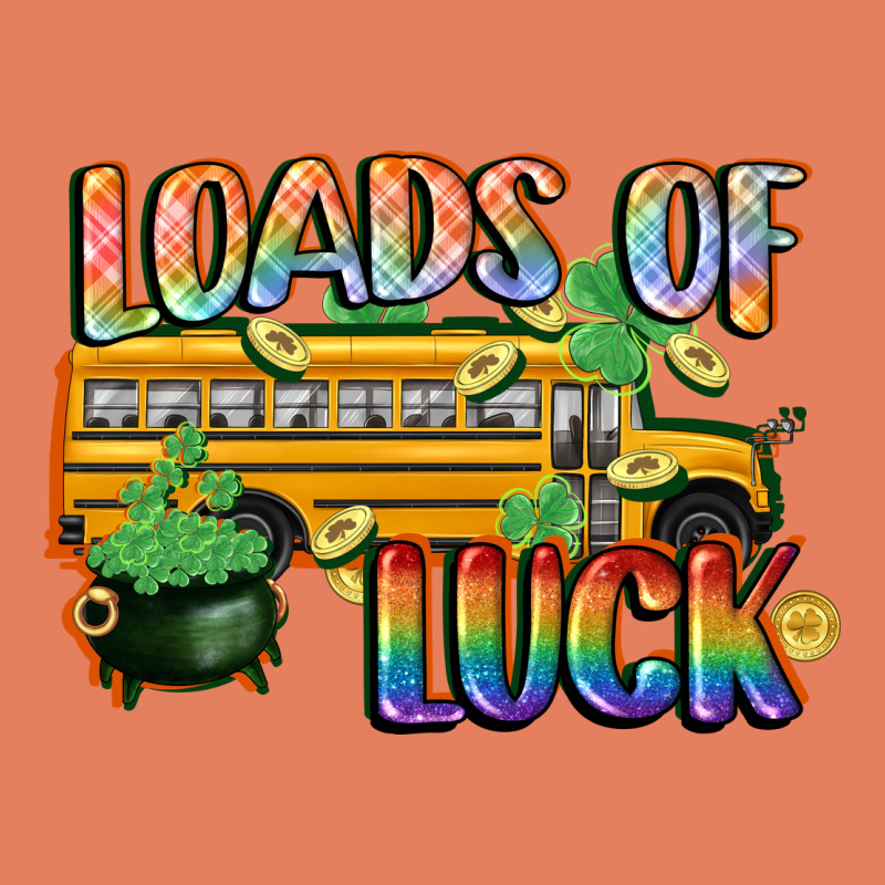 Loads Of Luck With School Bus St. Patrick's Day Classic Tee by FaDigitalArtStudio | Teevron