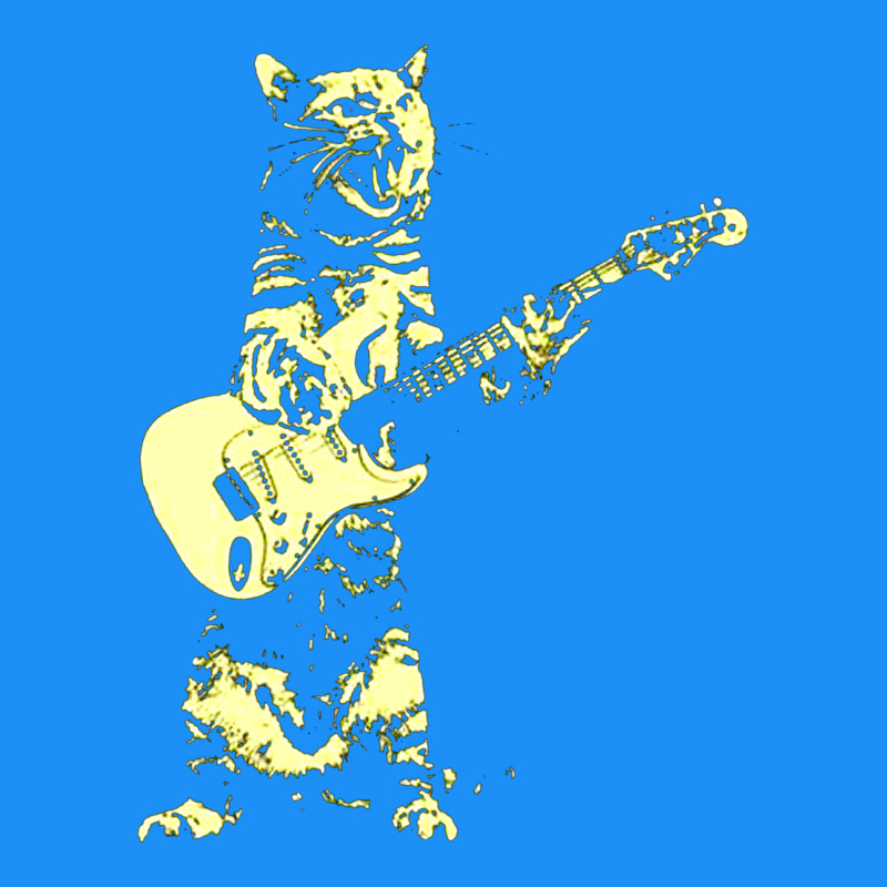 Cat Playing Guitar Classic Tee by linhVisuals | Teevron