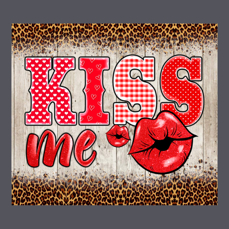 Valentine's Day Kiss Me Vintage Hoodie by BarkalooDesign | Teevron