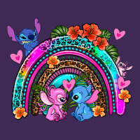 Stitch And Lilo Rainbow Premium Hoodie | Teevron