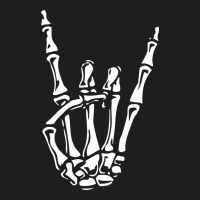 Rock On Skeleton Hand Classic Tee | Teevron