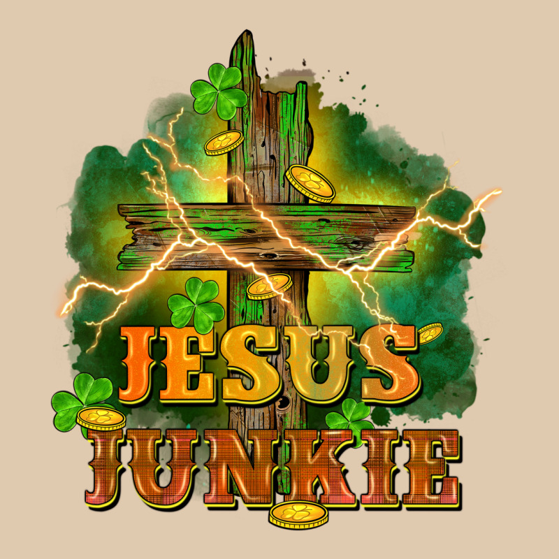 Jesus Junkie St. Patricks Day Classic Tee by FaDigitalArtStudio | Teevron