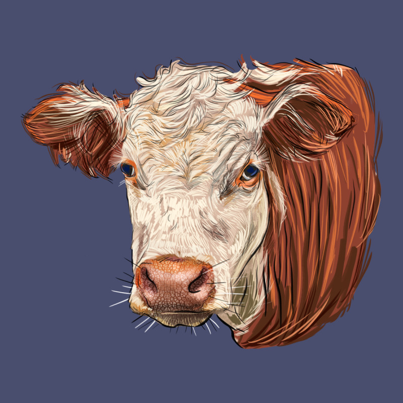 Hereford Cow Face Vintage Tee by LillyAllenDesigns | Teevron