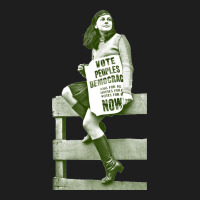 Bernadette Devlin Retro Irish Fanart Classic Tee | Teevron