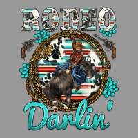 Western Rodeo Darlin' Bullfighter Serape Cowhide Turquoise Gemstones Vintage Hoodie | Teevron