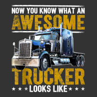 awesome trucker big rig semi trailer truck driver gift men tank top | Teevron