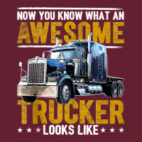 Awesome Trucker Big Rig Semi Trailer Truck Driver Gift Men Tank Top Classic Tee | Teevron