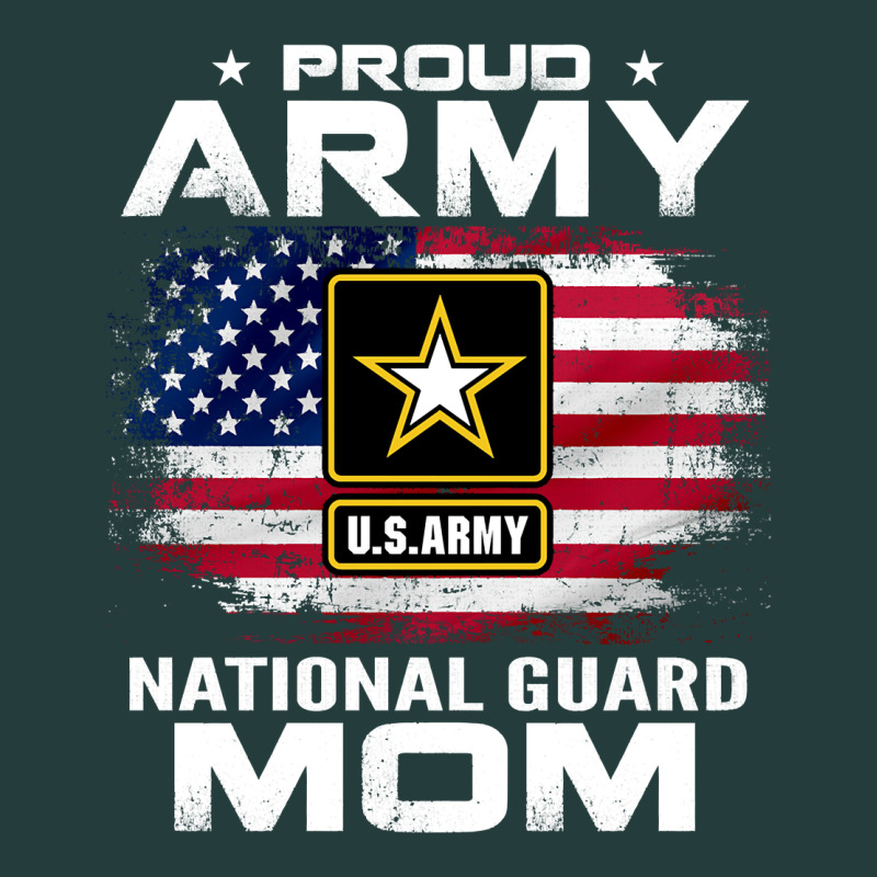 Proud Army National Guard Mom With American Flag Gift Pullover Hoodie Classic Tee by linhVisuals | Teevron