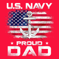 U.s Navy Proud Dad With American Flag Gift Veteran Day T Shirt Classic Tee | Teevron