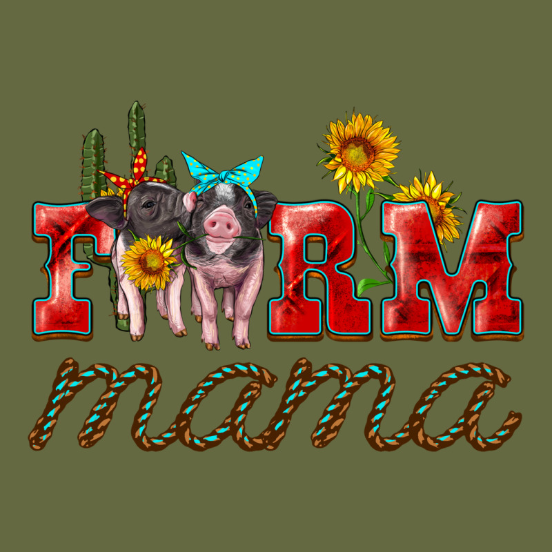 Farm Mama With Pigs Long Sleeve Tee by Artiststas | Teevron
