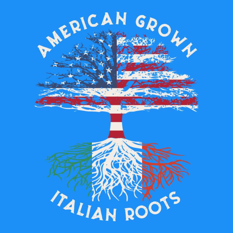 American Grown Italian Roots Usa Italy Flag Tree Classic Tee by linhVisuals | Teevron
