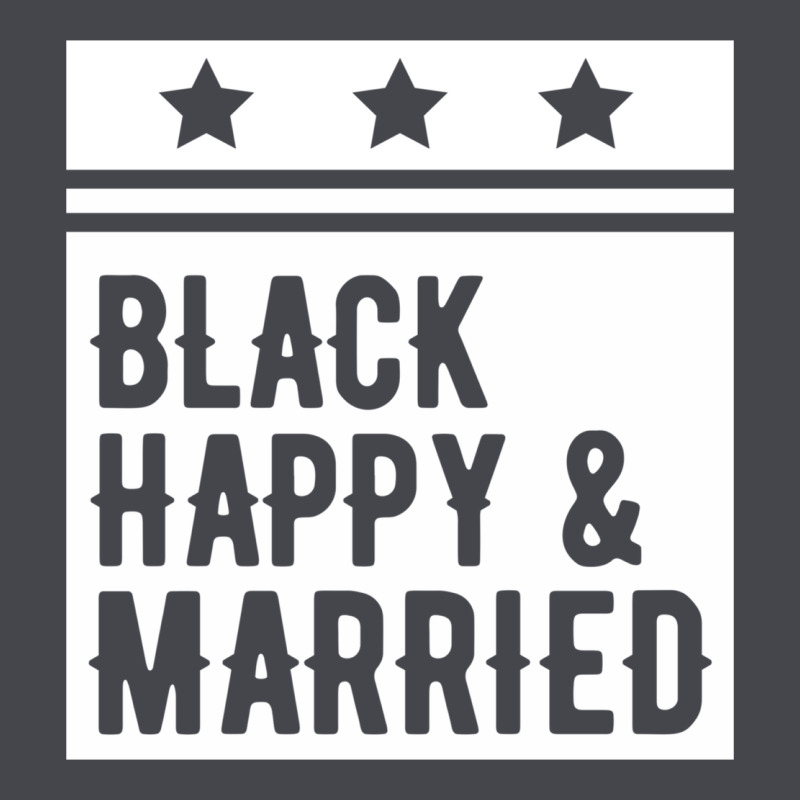 Black Happy & Married Funny Wedding Gifts Classic Tee by linhVisuals | Teevron
