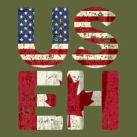 Canada Us Eh American Canadian Flag Vintage America Colors Patriotic G Classic Tee | Teevron
