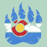 Colorado State Flag Bear Paw Print Pocket Place Classic Tee | Teevron
